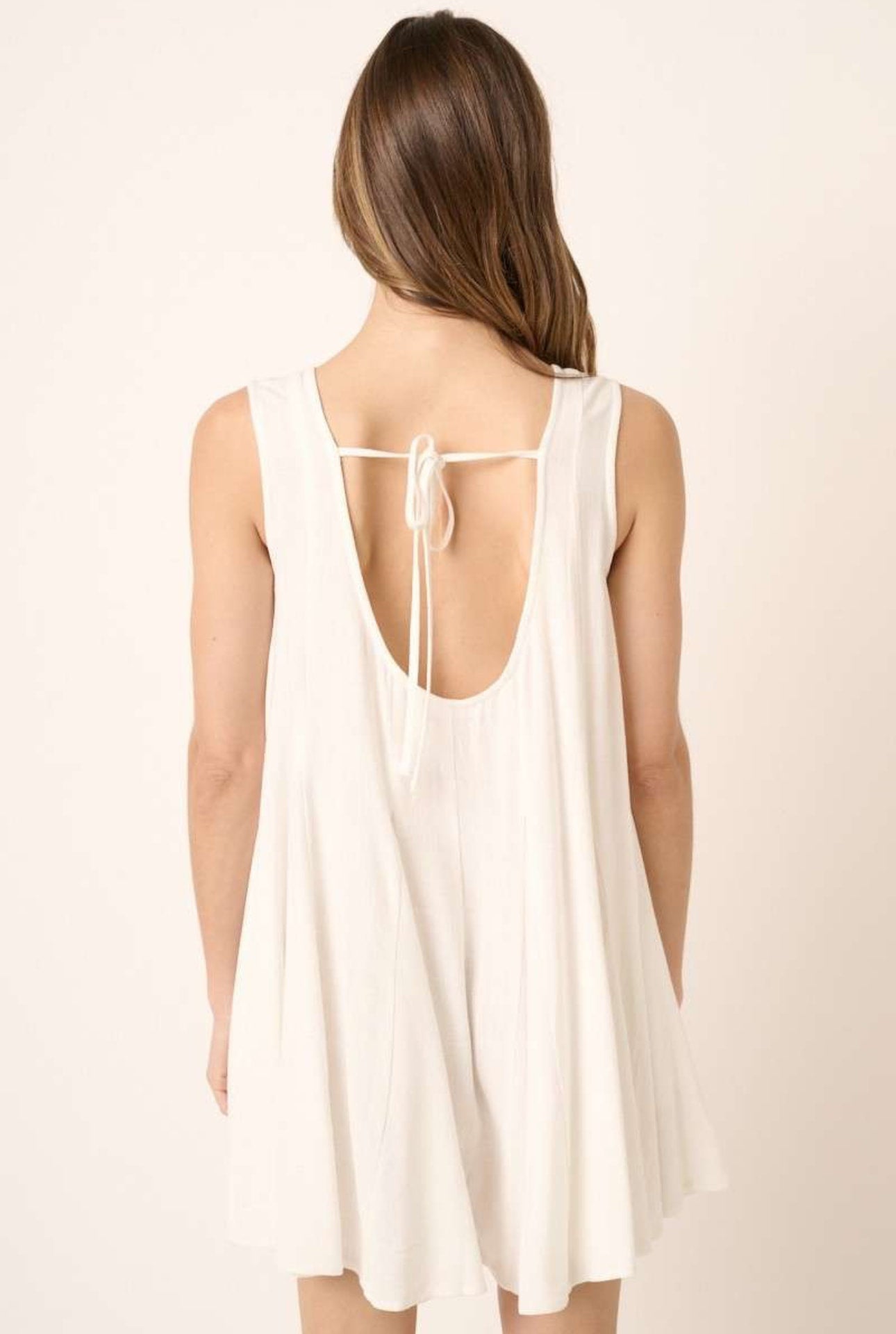 Flowy White Romper